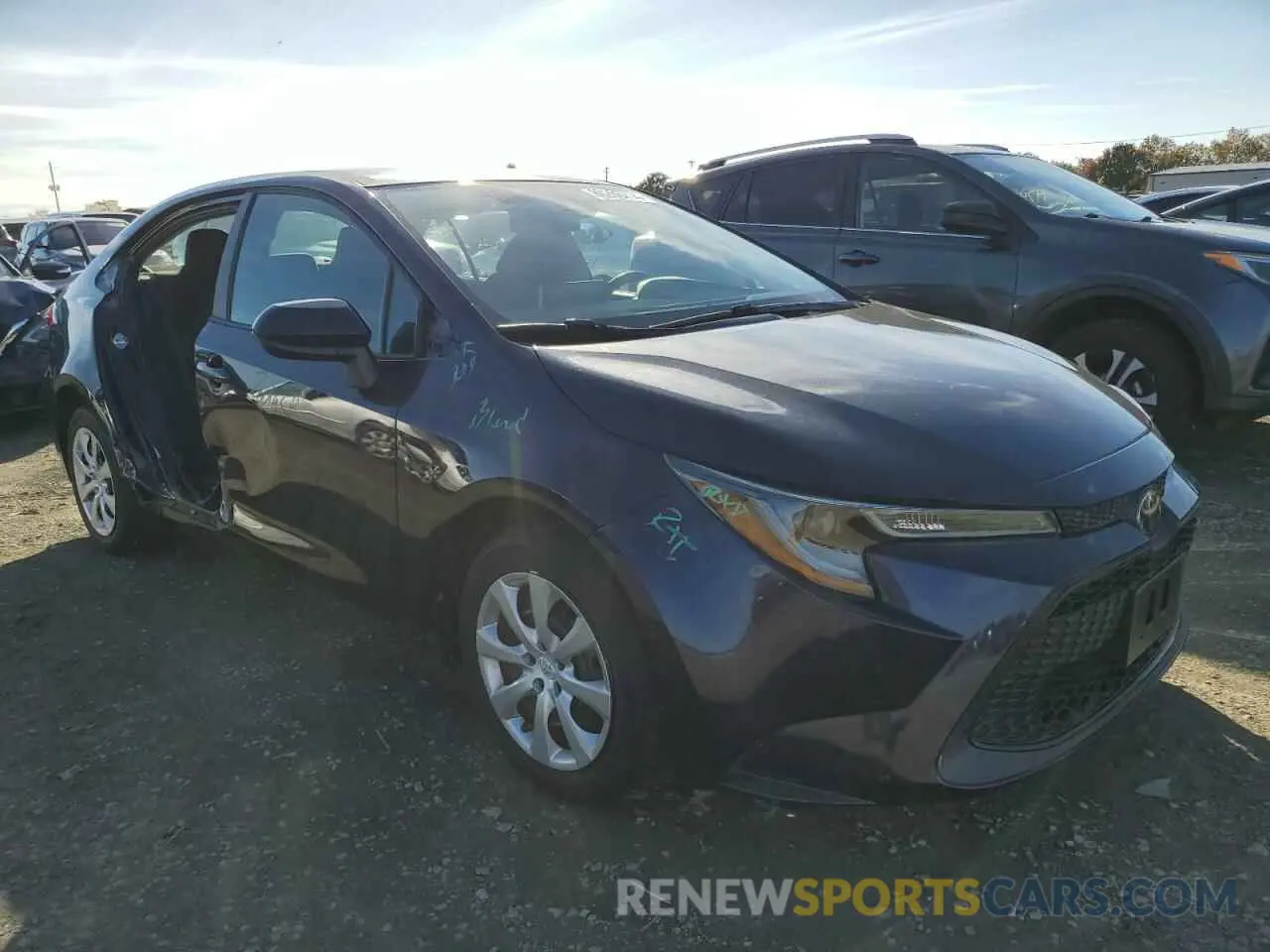 4 fotografías del automóvil dañado 5YFEPRAE4LP057988 TOYOTA COROLLA 2020