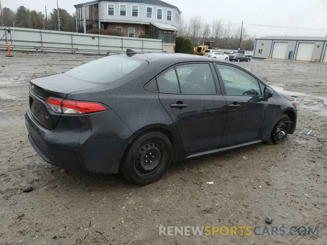 3 fotografías del automóvil dañado 5YFEPRAE4LP058378 TOYOTA COROLLA 2020