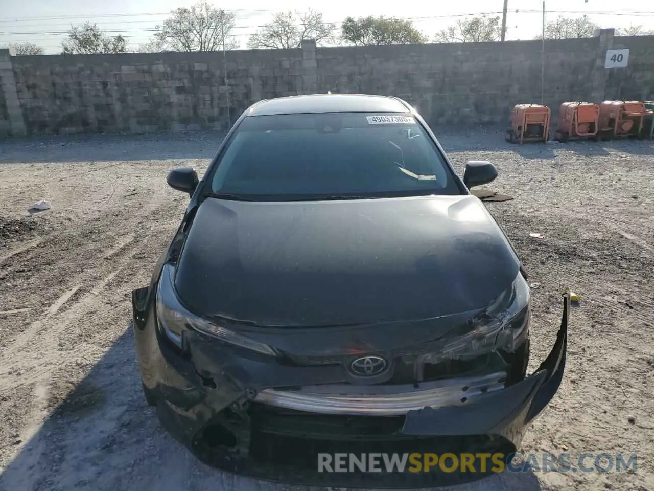 5 fotografías del automóvil dañado 5YFEPRAE4LP059689 TOYOTA COROLLA 2020