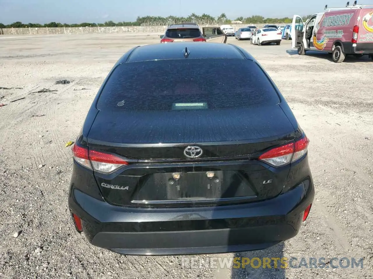 6 fotografías del automóvil dañado 5YFEPRAE4LP059689 TOYOTA COROLLA 2020