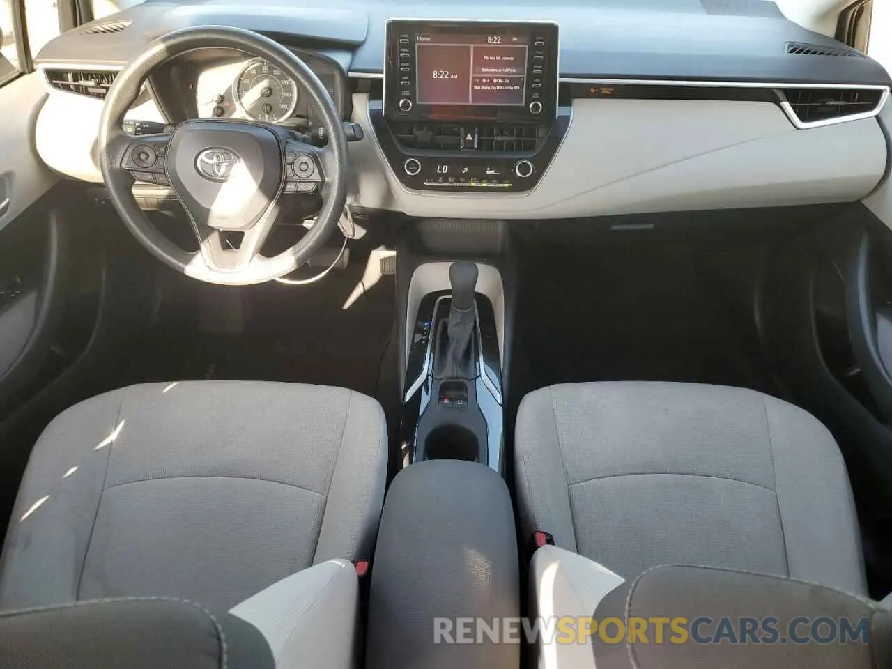 8 fotografías del automóvil dañado 5YFEPRAE4LP059689 TOYOTA COROLLA 2020