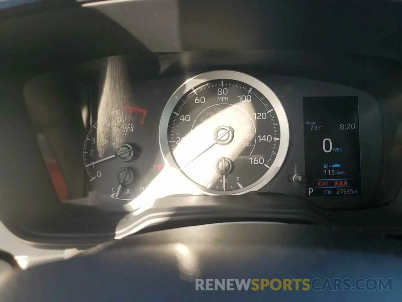 9 fotografías del automóvil dañado 5YFEPRAE4LP059689 TOYOTA COROLLA 2020