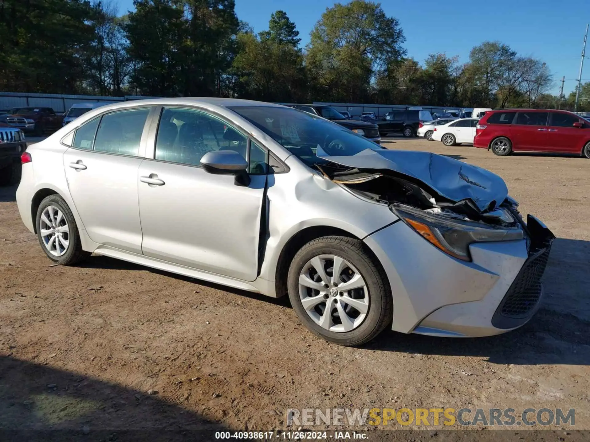 1 fotografías del automóvil dañado 5YFEPRAE4LP068232 TOYOTA COROLLA 2020