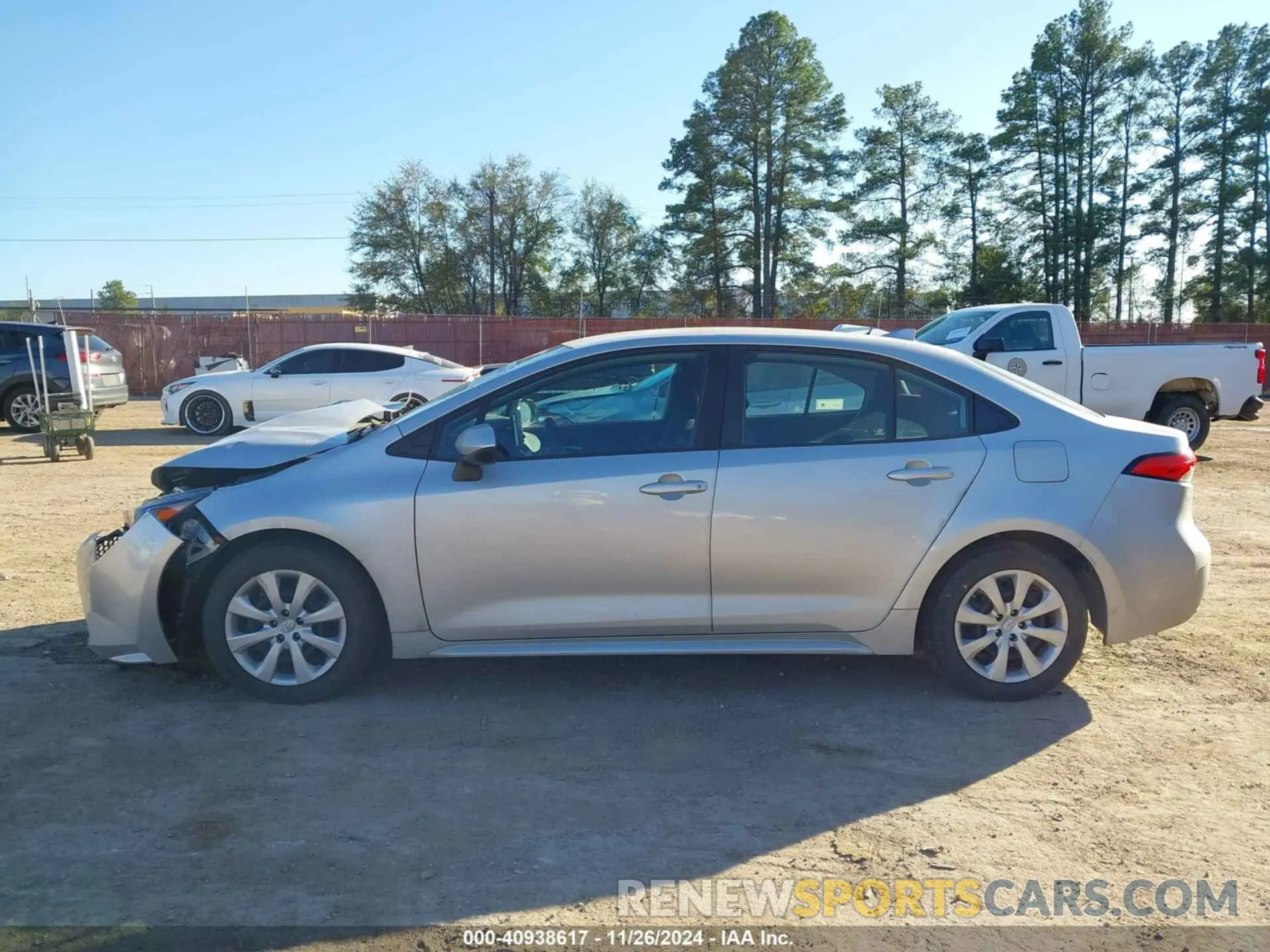 15 fotografías del automóvil dañado 5YFEPRAE4LP068232 TOYOTA COROLLA 2020