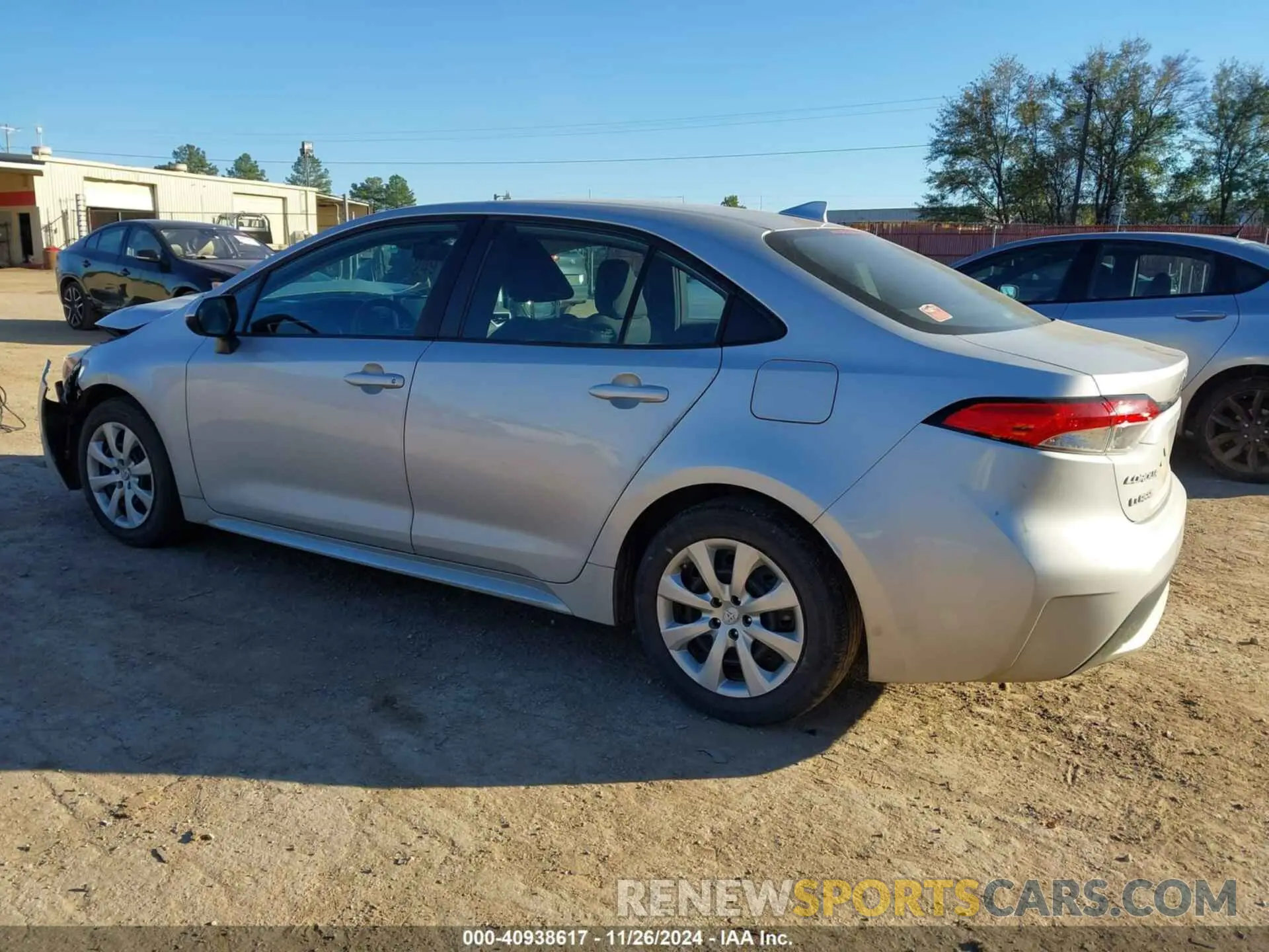 3 fotografías del automóvil dañado 5YFEPRAE4LP068232 TOYOTA COROLLA 2020