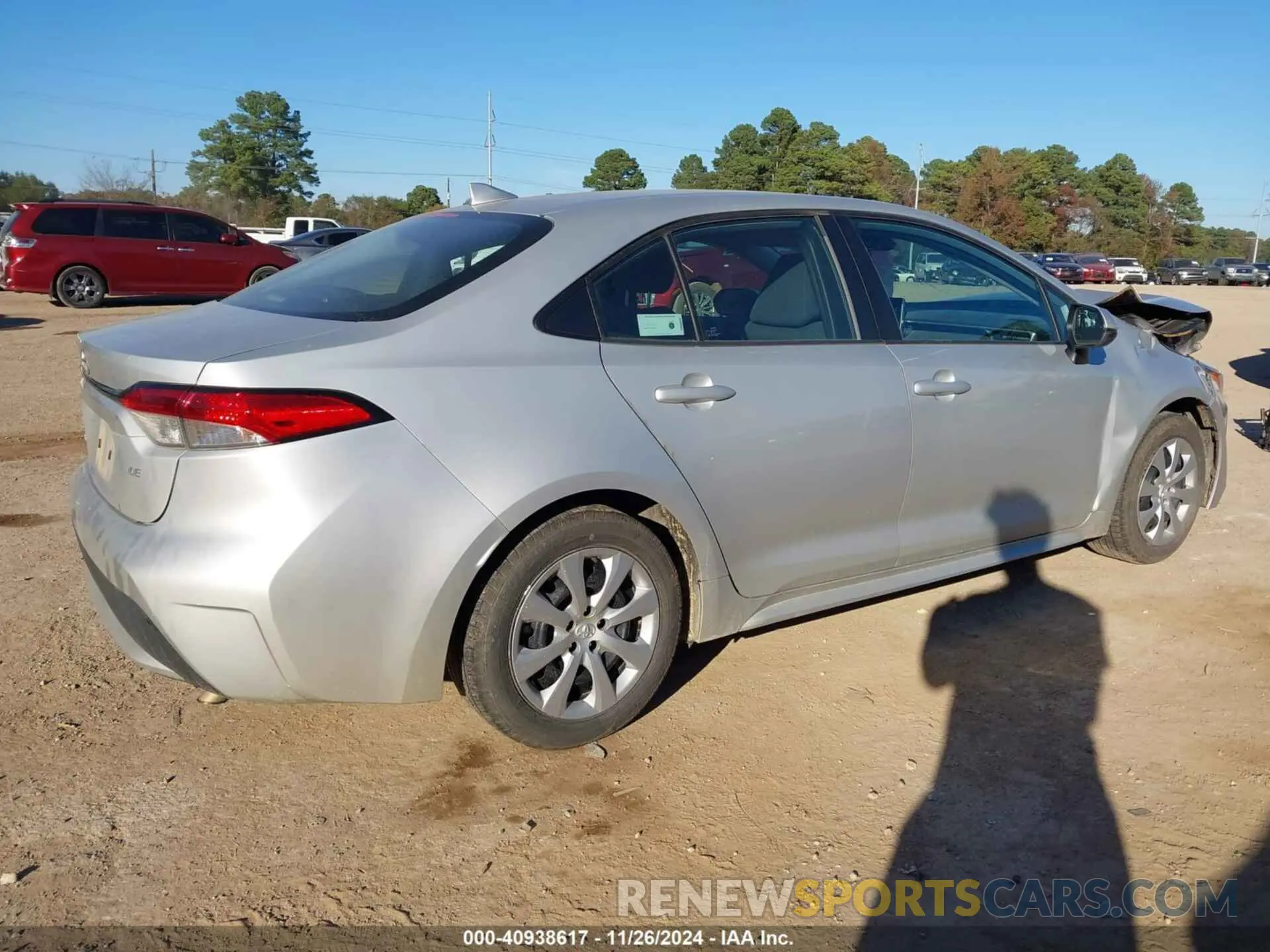 4 fotografías del automóvil dañado 5YFEPRAE4LP068232 TOYOTA COROLLA 2020