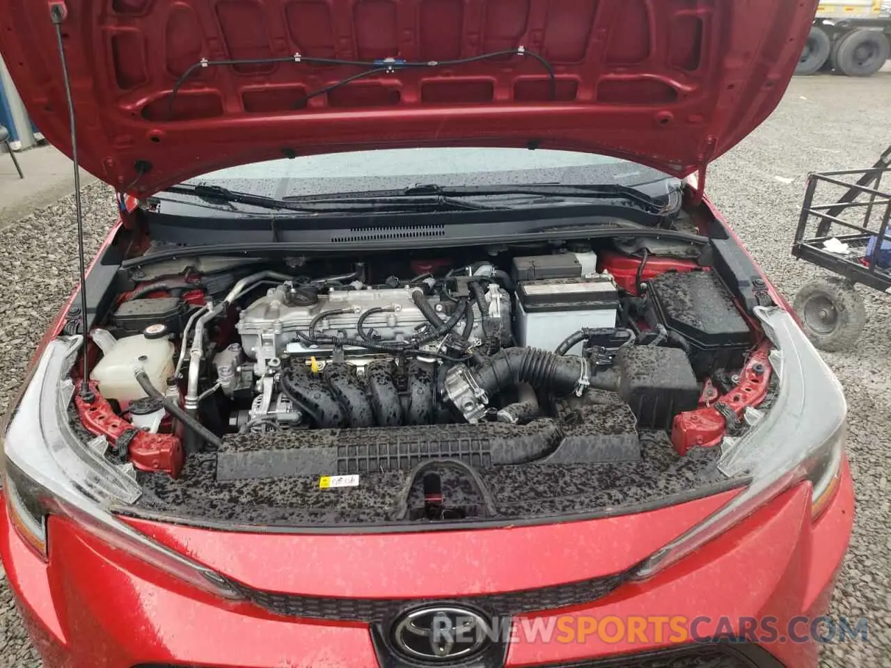 11 fotografías del automóvil dañado 5YFEPRAE4LP073138 TOYOTA COROLLA 2020