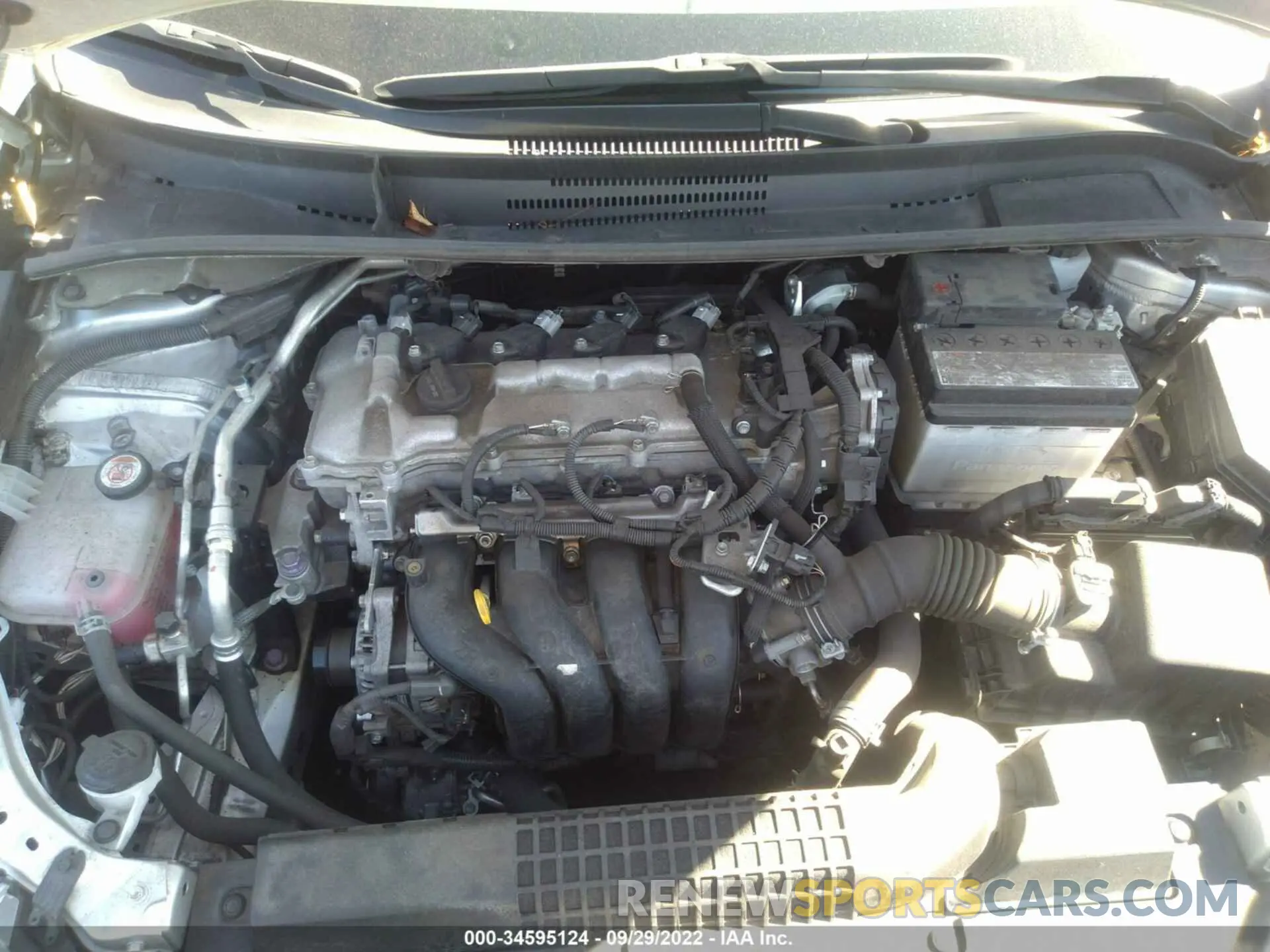 10 fotografías del automóvil dañado 5YFEPRAE4LP096659 TOYOTA COROLLA 2020