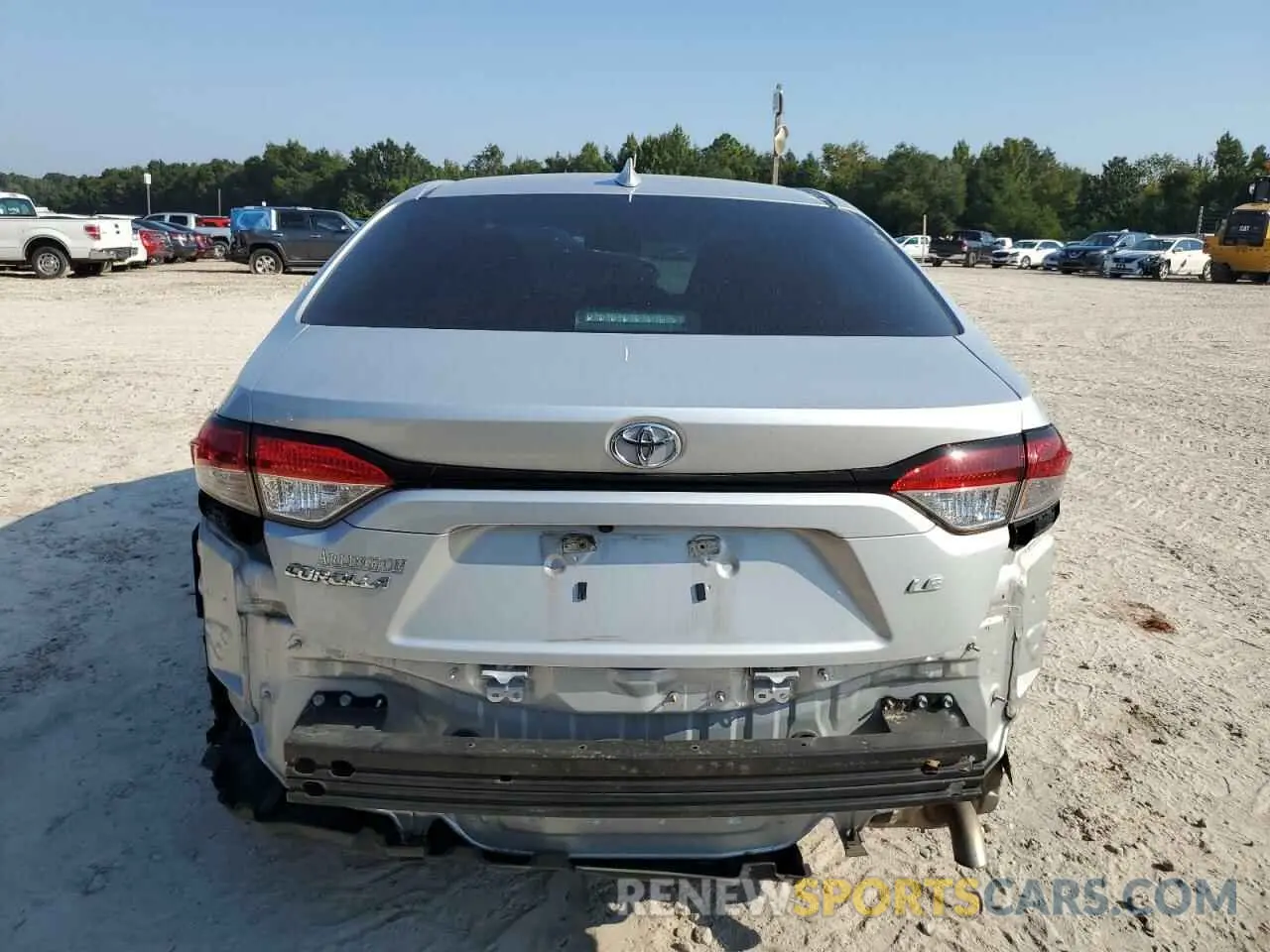 6 fotografías del automóvil dañado 5YFEPRAE4LP096838 TOYOTA COROLLA 2020