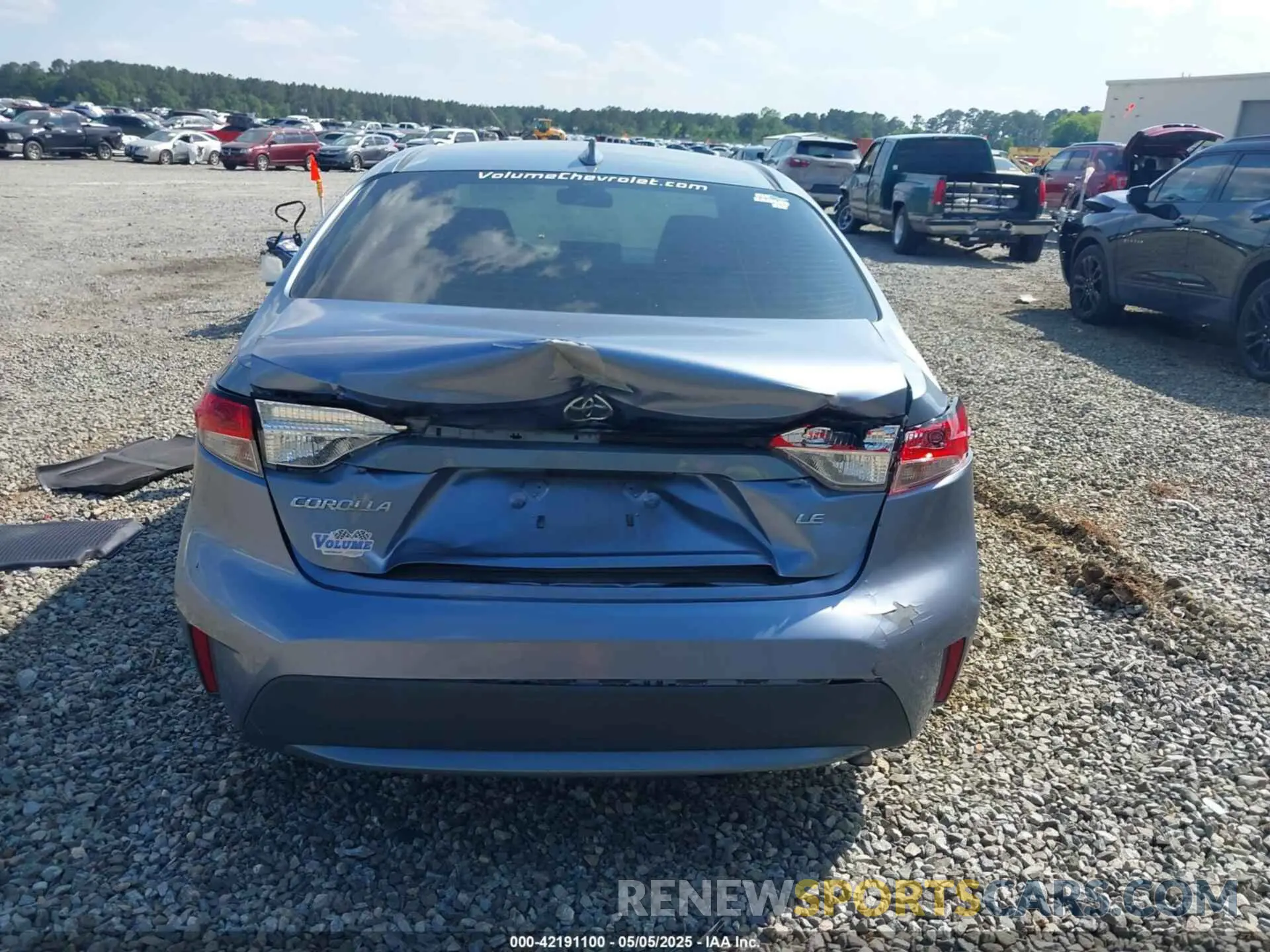 16 fotografías del automóvil dañado 5YFEPRAE4LP098279 TOYOTA COROLLA 2020