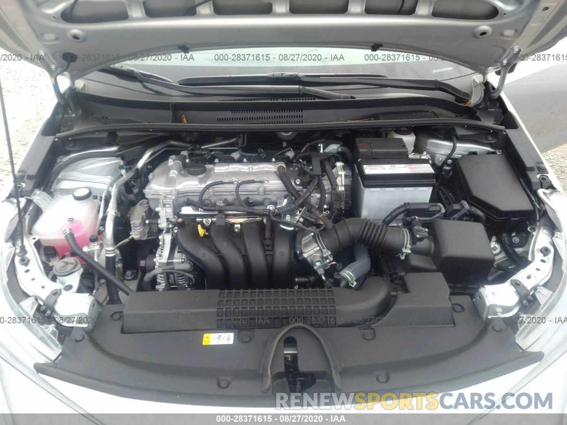 10 fotografías del automóvil dañado 5YFEPRAE4LP099948 TOYOTA COROLLA 2020