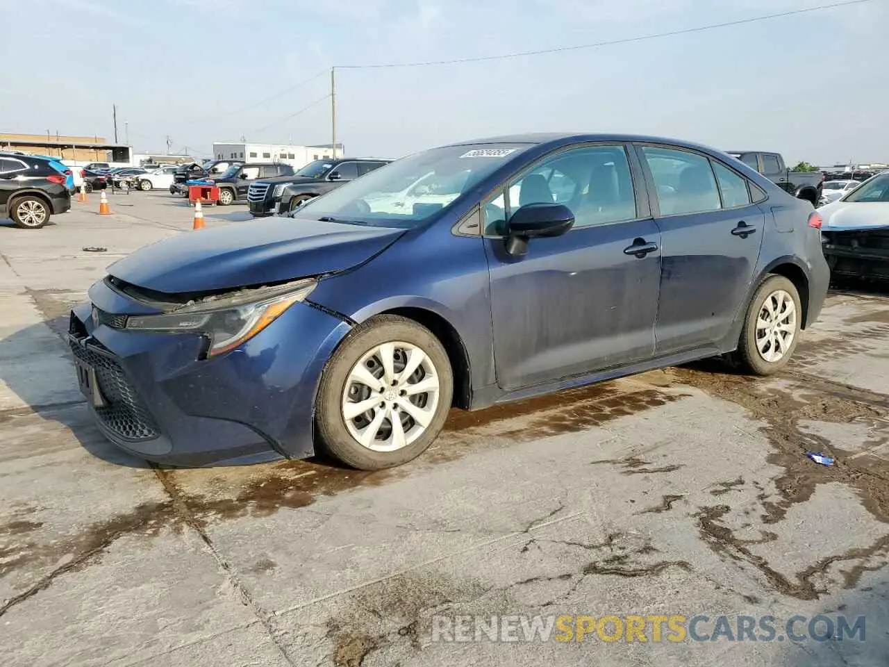 1 fotografías del automóvil dañado 5YFEPRAE4LP105487 TOYOTA COROLLA 2020
