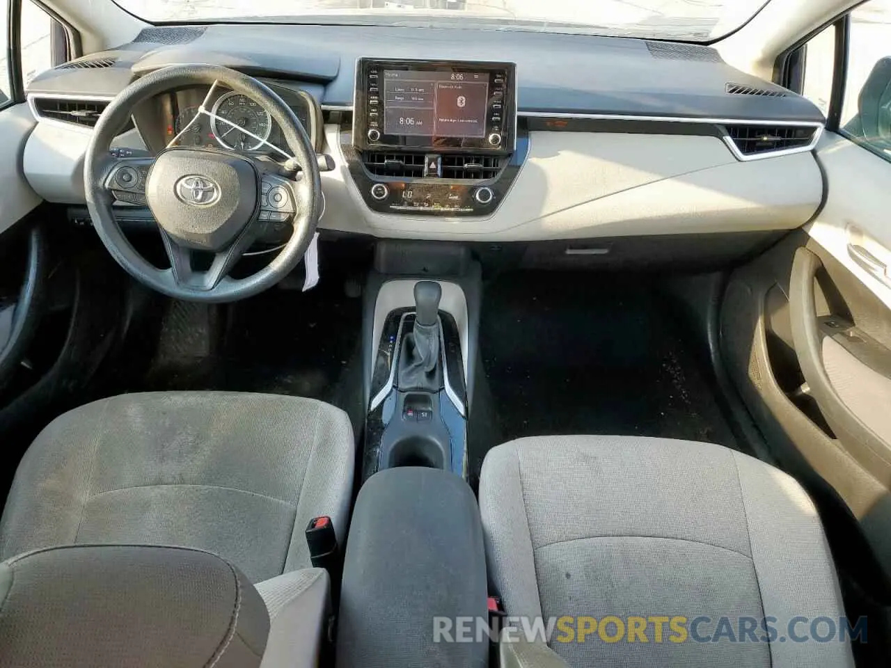 8 fotografías del automóvil dañado 5YFEPRAE4LP105487 TOYOTA COROLLA 2020