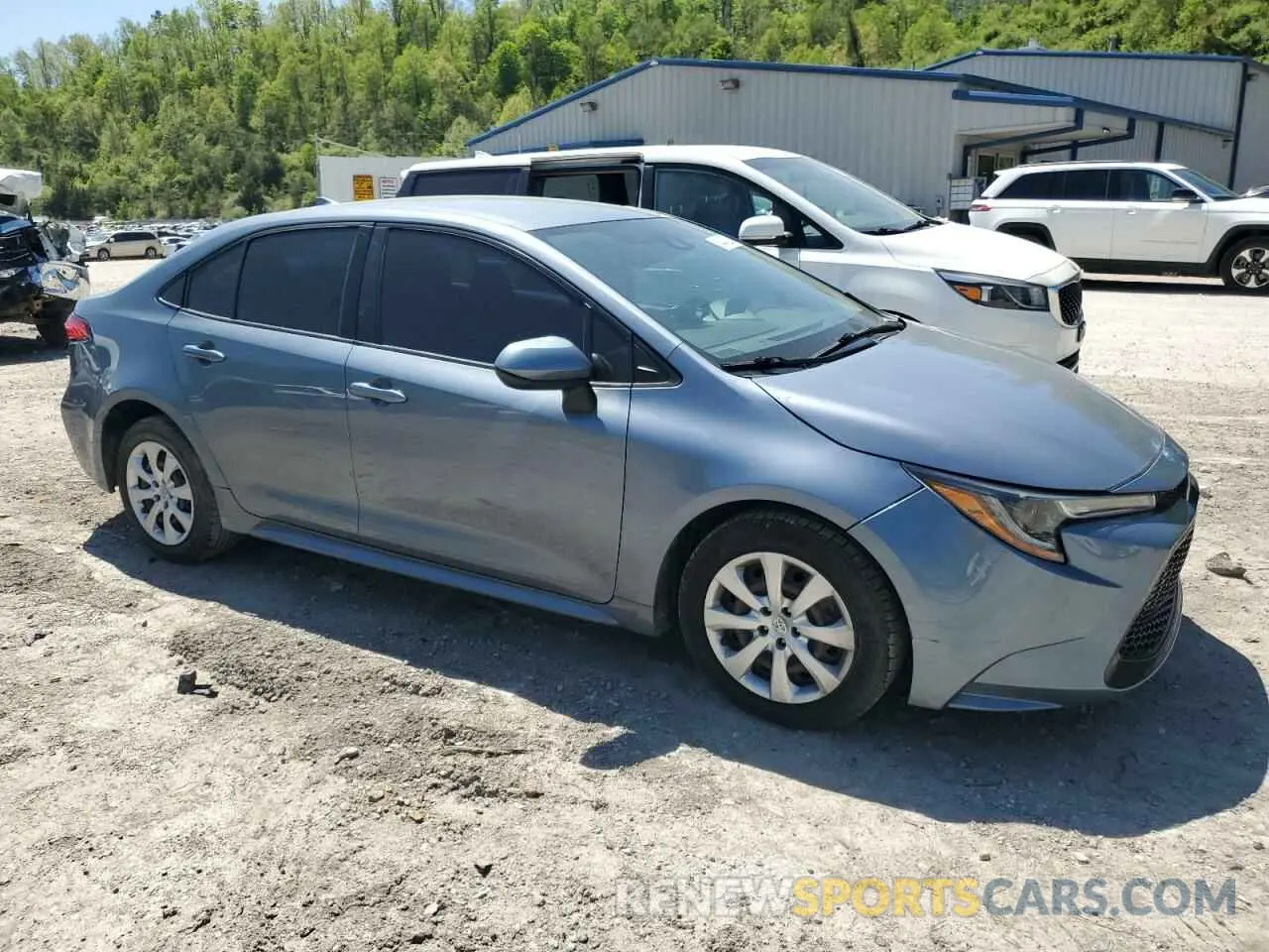 4 fotografías del automóvil dañado 5YFEPRAE4LP107093 TOYOTA COROLLA 2020