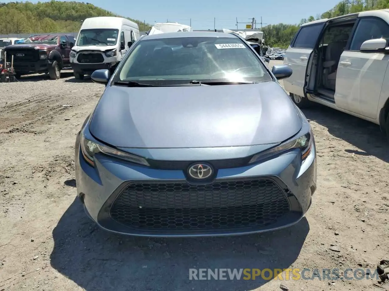 5 fotografías del automóvil dañado 5YFEPRAE4LP107093 TOYOTA COROLLA 2020