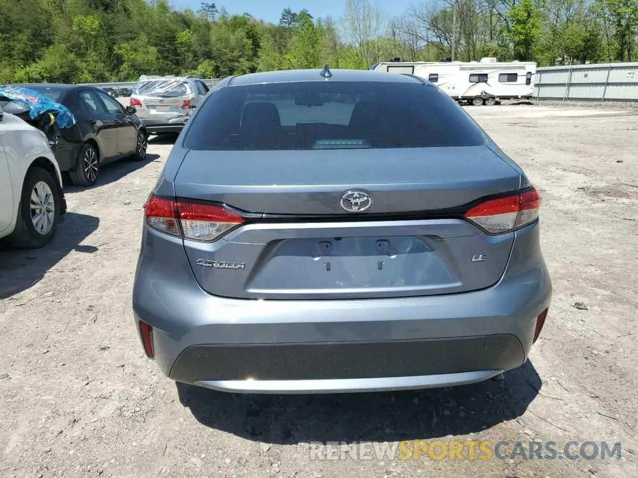 6 fotografías del automóvil dañado 5YFEPRAE4LP107093 TOYOTA COROLLA 2020