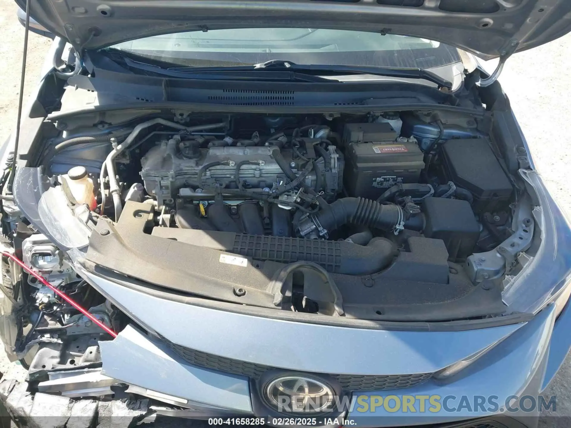 10 fotografías del automóvil dañado 5YFEPRAE4LP107501 TOYOTA COROLLA 2020