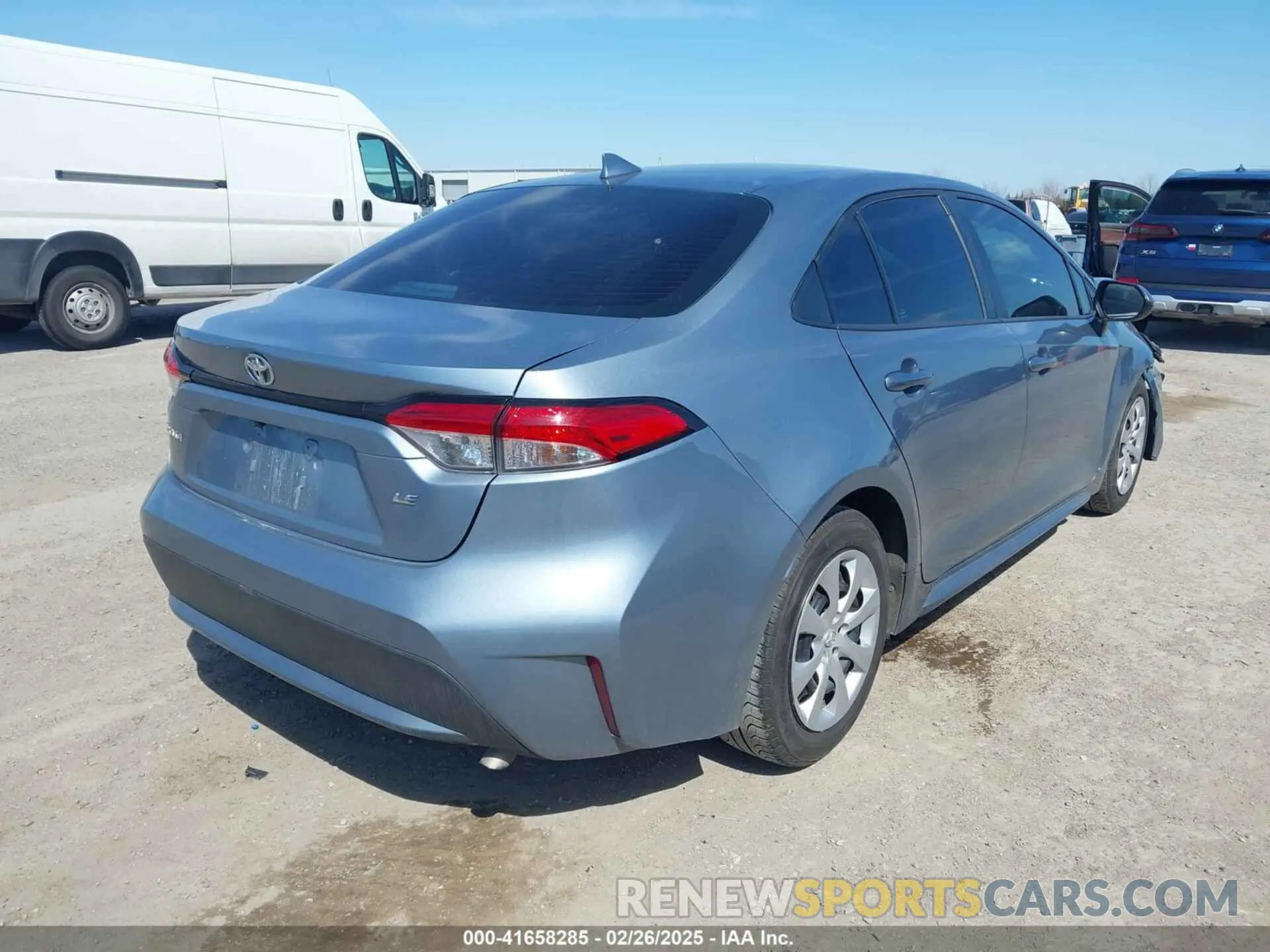 4 fotografías del automóvil dañado 5YFEPRAE4LP107501 TOYOTA COROLLA 2020