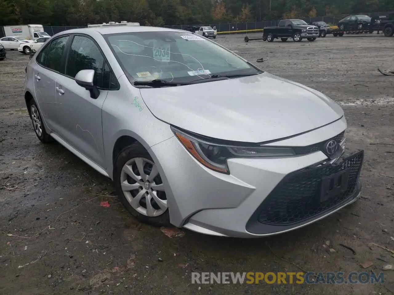 1 fotografías del automóvil dañado 5YFEPRAE4LP109779 TOYOTA COROLLA 2020