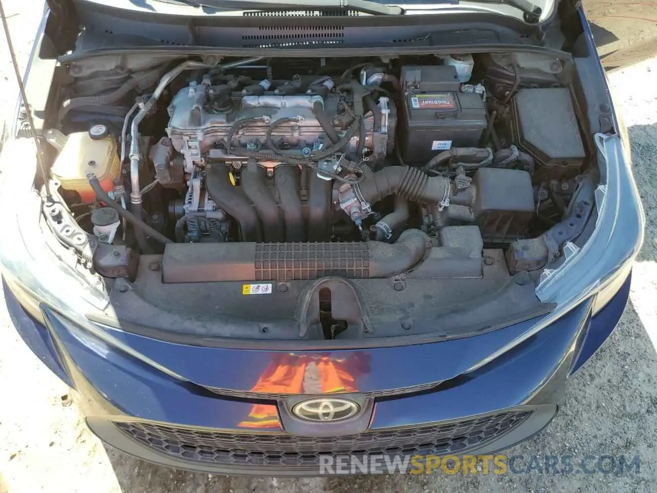 11 fotografías del automóvil dañado 5YFEPRAE4LP110639 TOYOTA COROLLA 2020