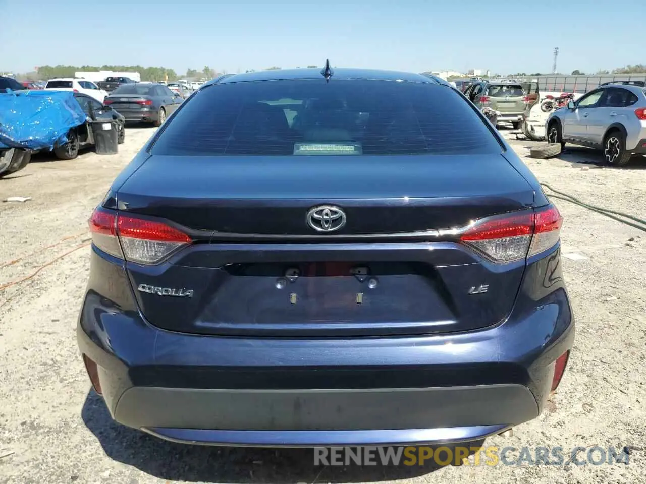 6 fotografías del automóvil dañado 5YFEPRAE4LP110639 TOYOTA COROLLA 2020