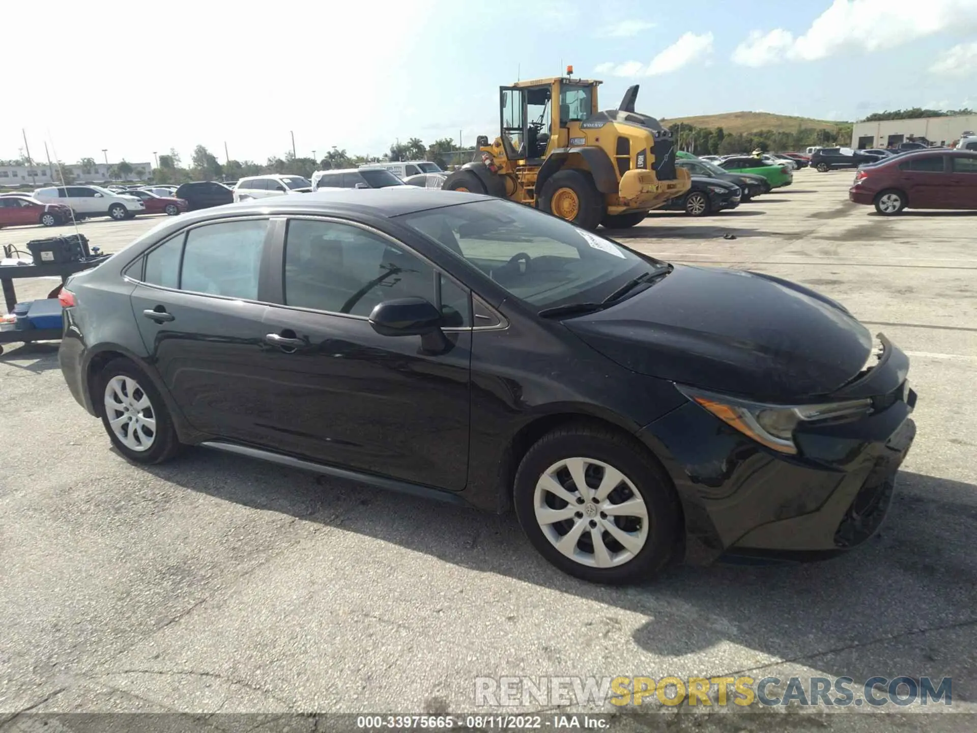 1 fotografías del automóvil dañado 5YFEPRAE4LP125853 TOYOTA COROLLA 2020