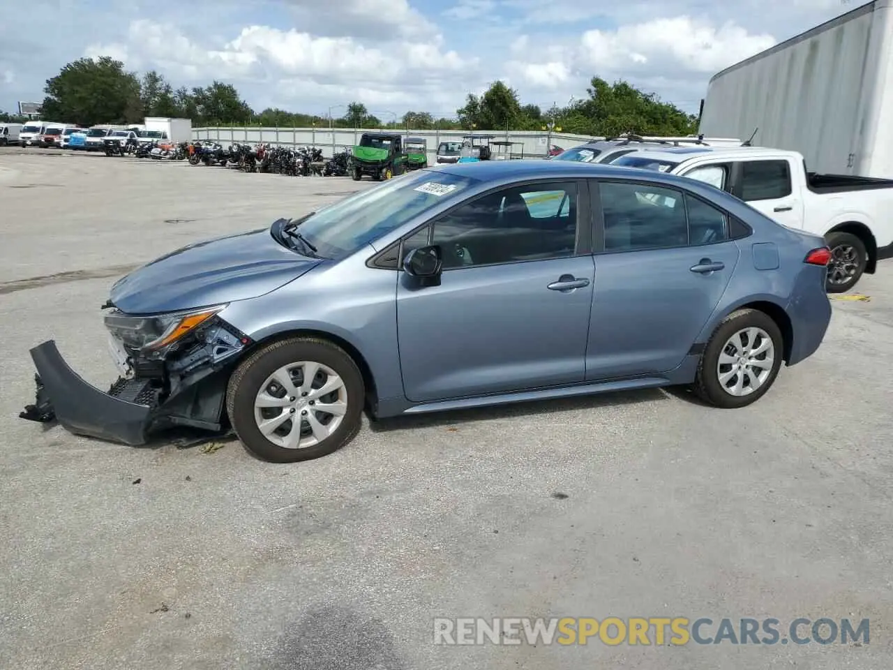 1 fotografías del automóvil dañado 5YFEPRAE4LP136075 TOYOTA COROLLA 2020