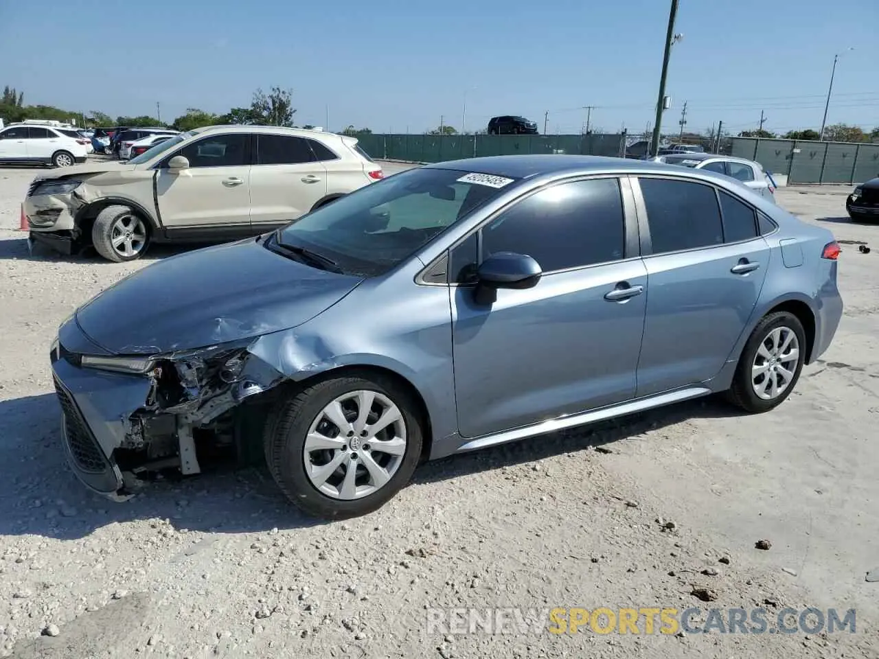 1 fotografías del automóvil dañado 5YFEPRAE4LP144872 TOYOTA COROLLA 2020