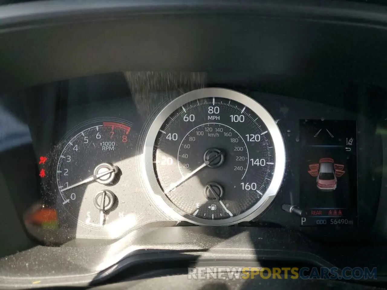 9 fotografías del automóvil dañado 5YFEPRAE4LP144872 TOYOTA COROLLA 2020