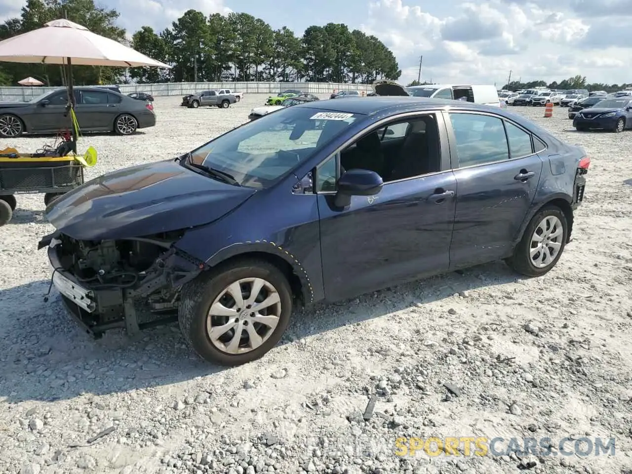 1 fotografías del automóvil dañado 5YFEPRAE4LP145083 TOYOTA COROLLA 2020
