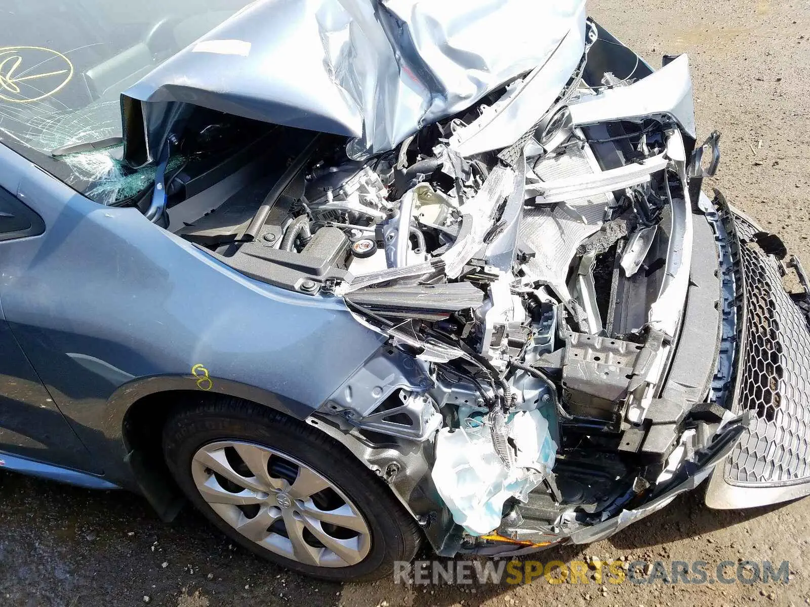 9 fotografías del automóvil dañado 5YFEPRAE5LP030959 TOYOTA COROLLA 2020