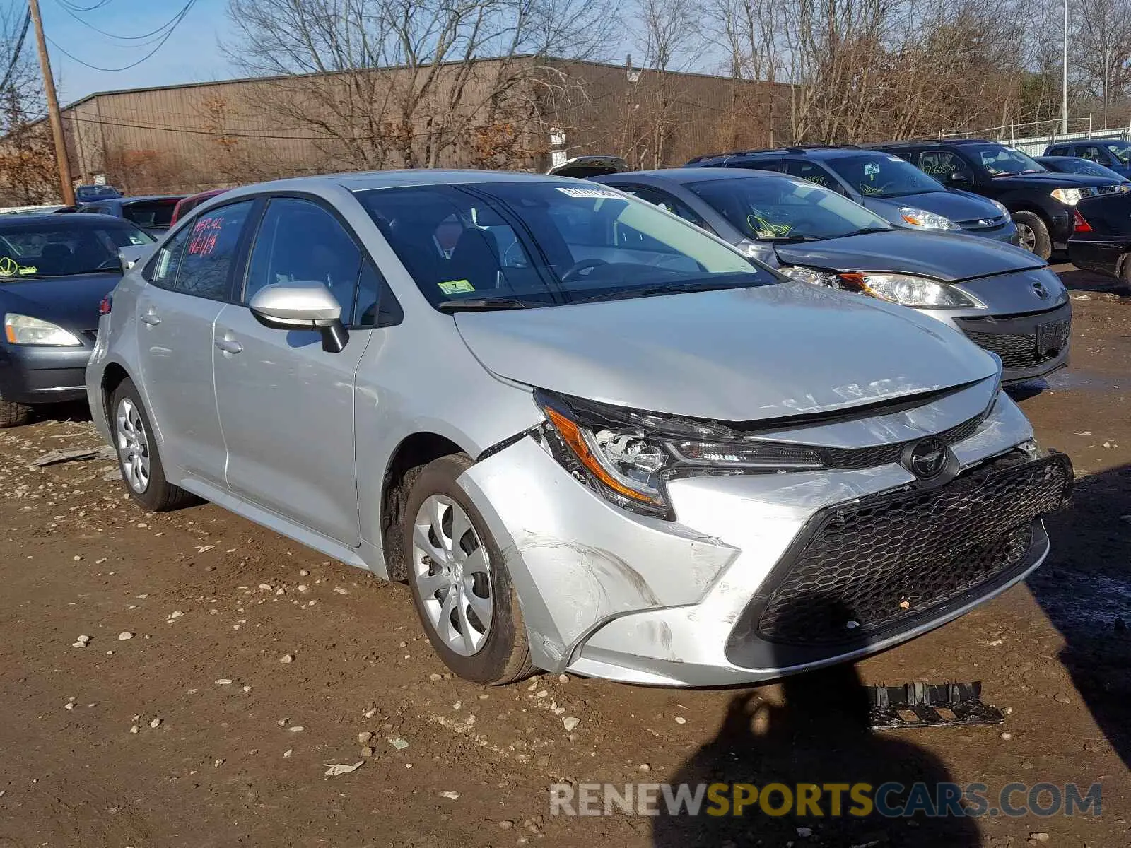 1 fotografías del automóvil dañado 5YFEPRAE5LP035708 TOYOTA COROLLA 2020