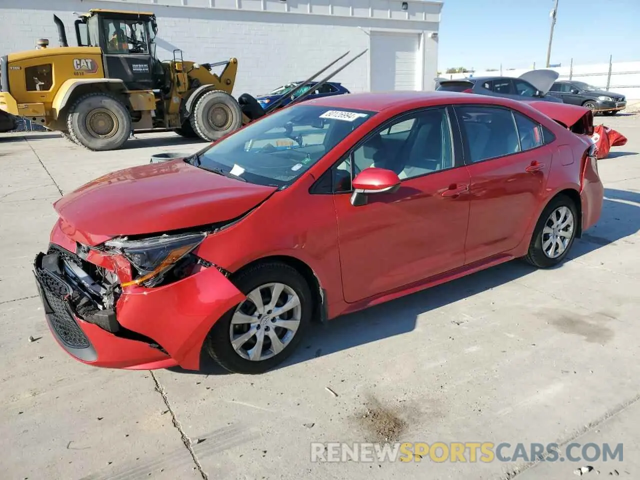 1 fotografías del automóvil dañado 5YFEPRAE5LP051097 TOYOTA COROLLA 2020
