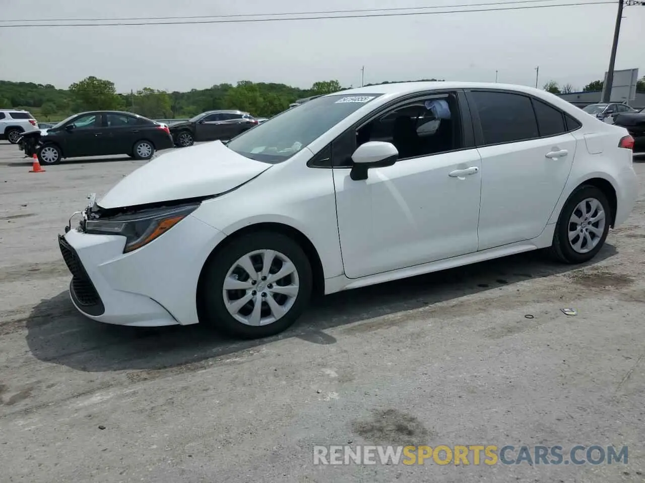 1 fotografías del automóvil dañado 5YFEPRAE5LP053528 TOYOTA COROLLA 2020