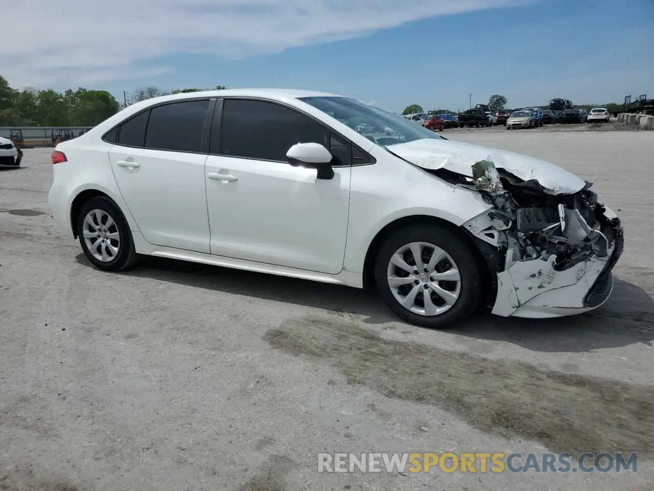 4 fotografías del automóvil dañado 5YFEPRAE5LP053528 TOYOTA COROLLA 2020