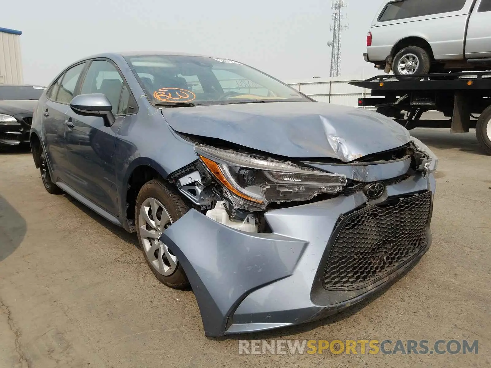1 fotografías del automóvil dañado 5YFEPRAE5LP063914 TOYOTA COROLLA 2020