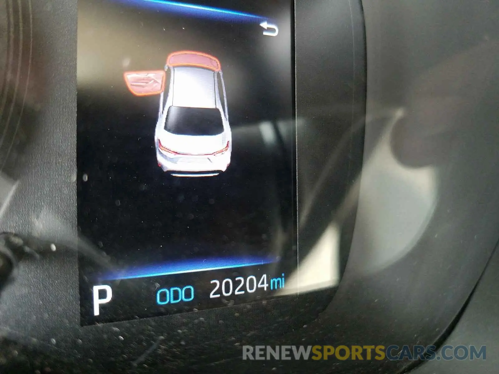 8 fotografías del automóvil dañado 5YFEPRAE5LP063914 TOYOTA COROLLA 2020