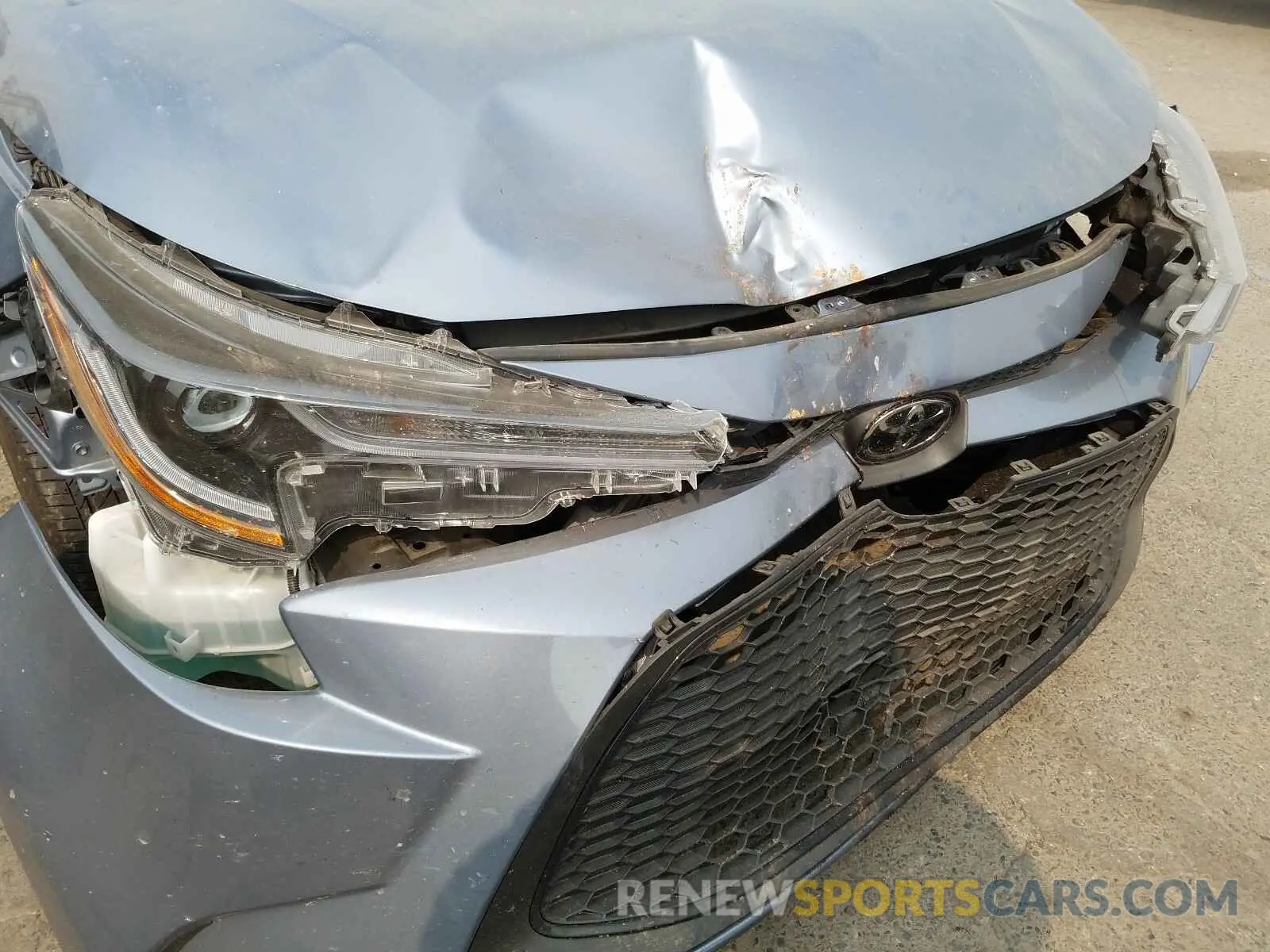 9 fotografías del automóvil dañado 5YFEPRAE5LP063914 TOYOTA COROLLA 2020