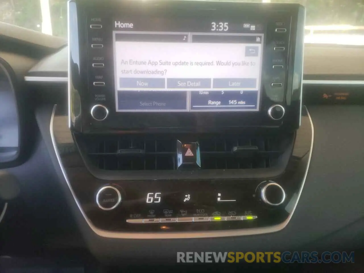 9 fotografías del automóvil dañado 5YFEPRAE5LP068014 TOYOTA COROLLA 2020