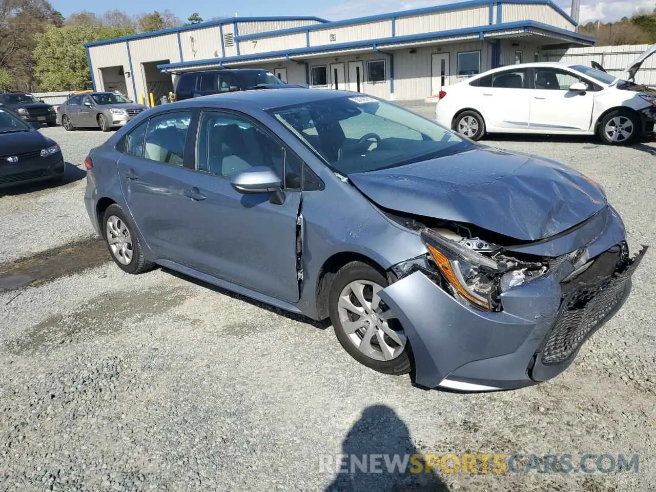 4 fotografías del automóvil dañado 5YFEPRAE5LP069244 TOYOTA COROLLA 2020