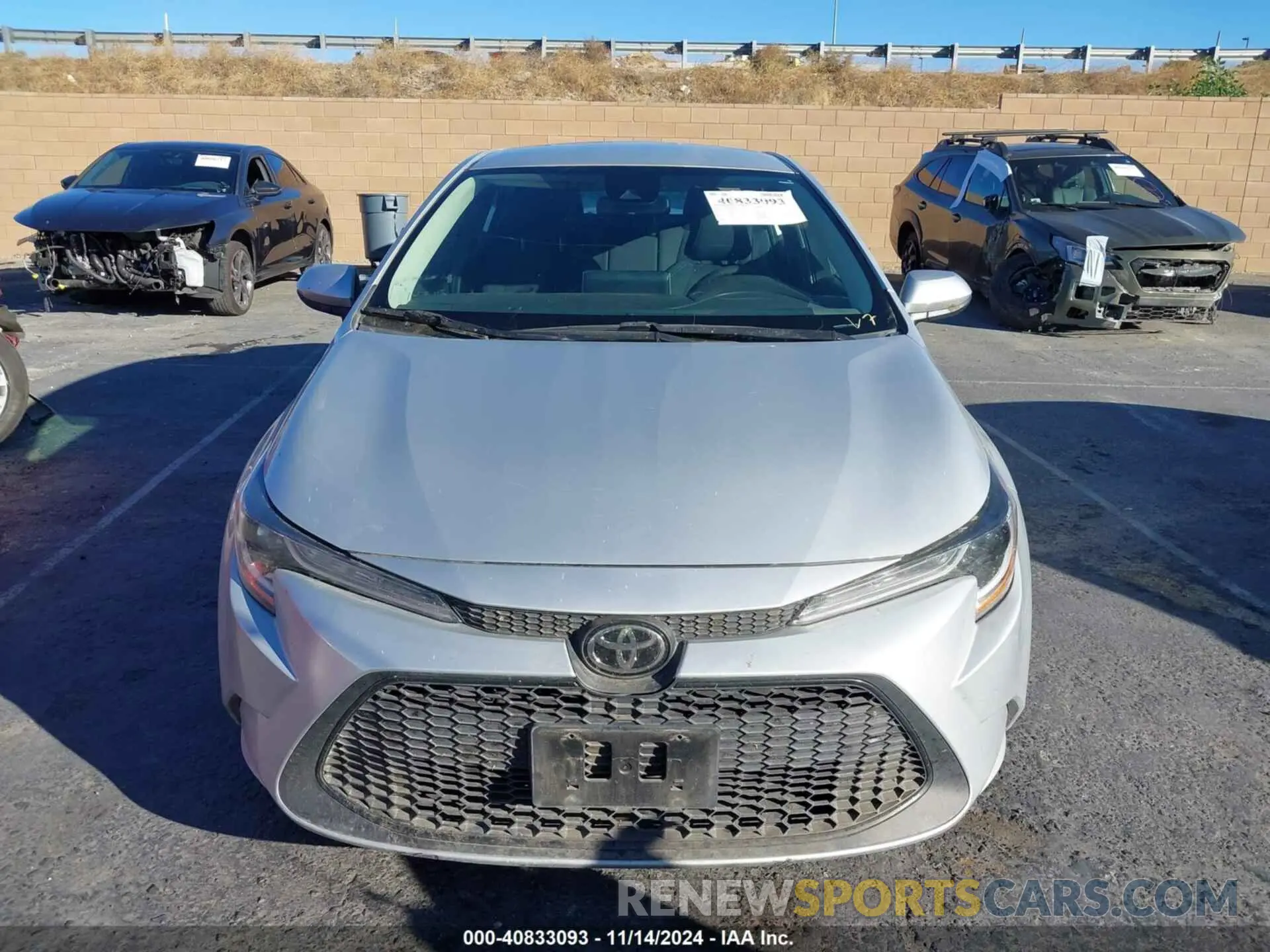 12 fotografías del automóvil dañado 5YFEPRAE5LP069714 TOYOTA COROLLA 2020