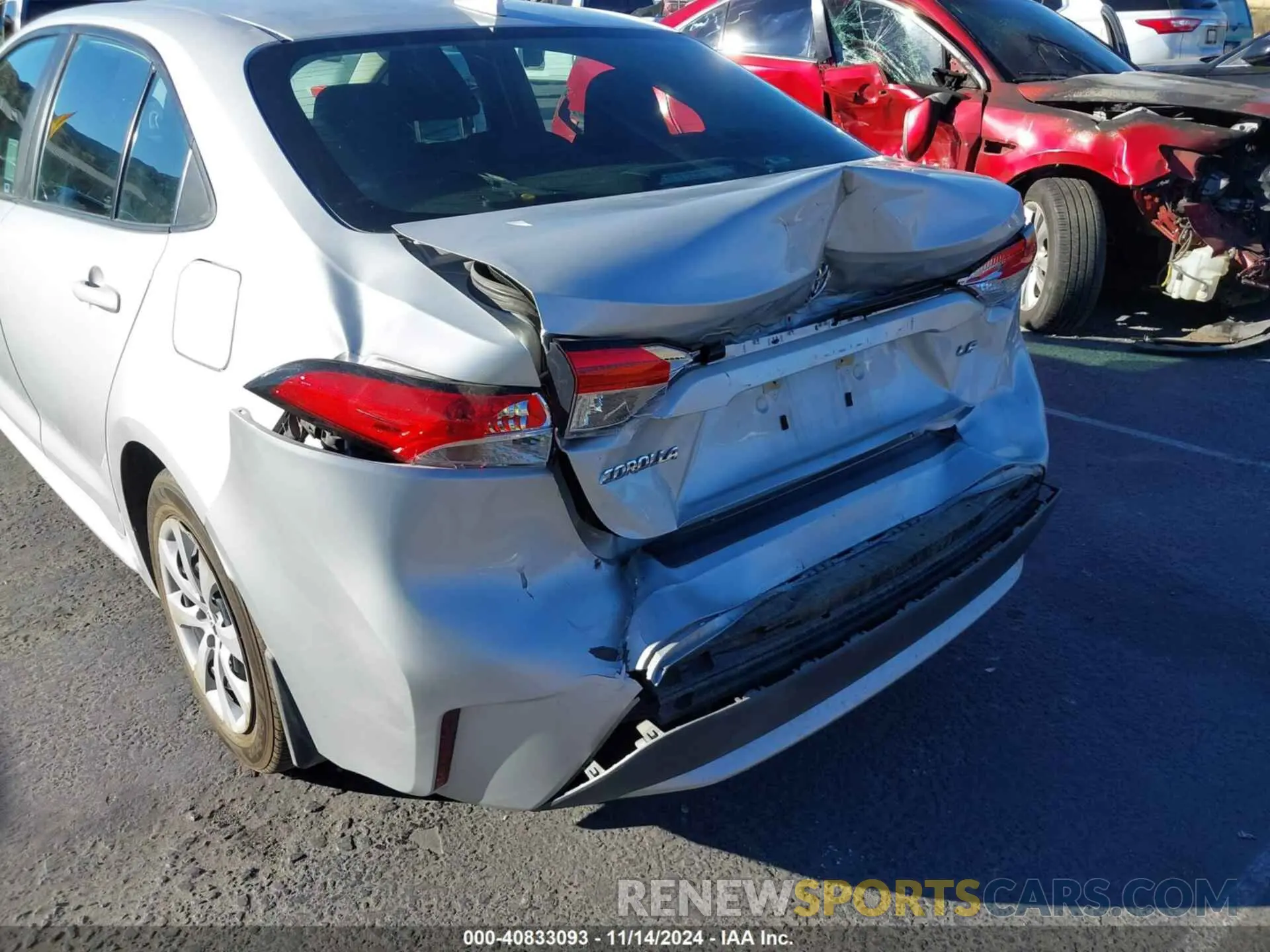 6 fotografías del automóvil dañado 5YFEPRAE5LP069714 TOYOTA COROLLA 2020