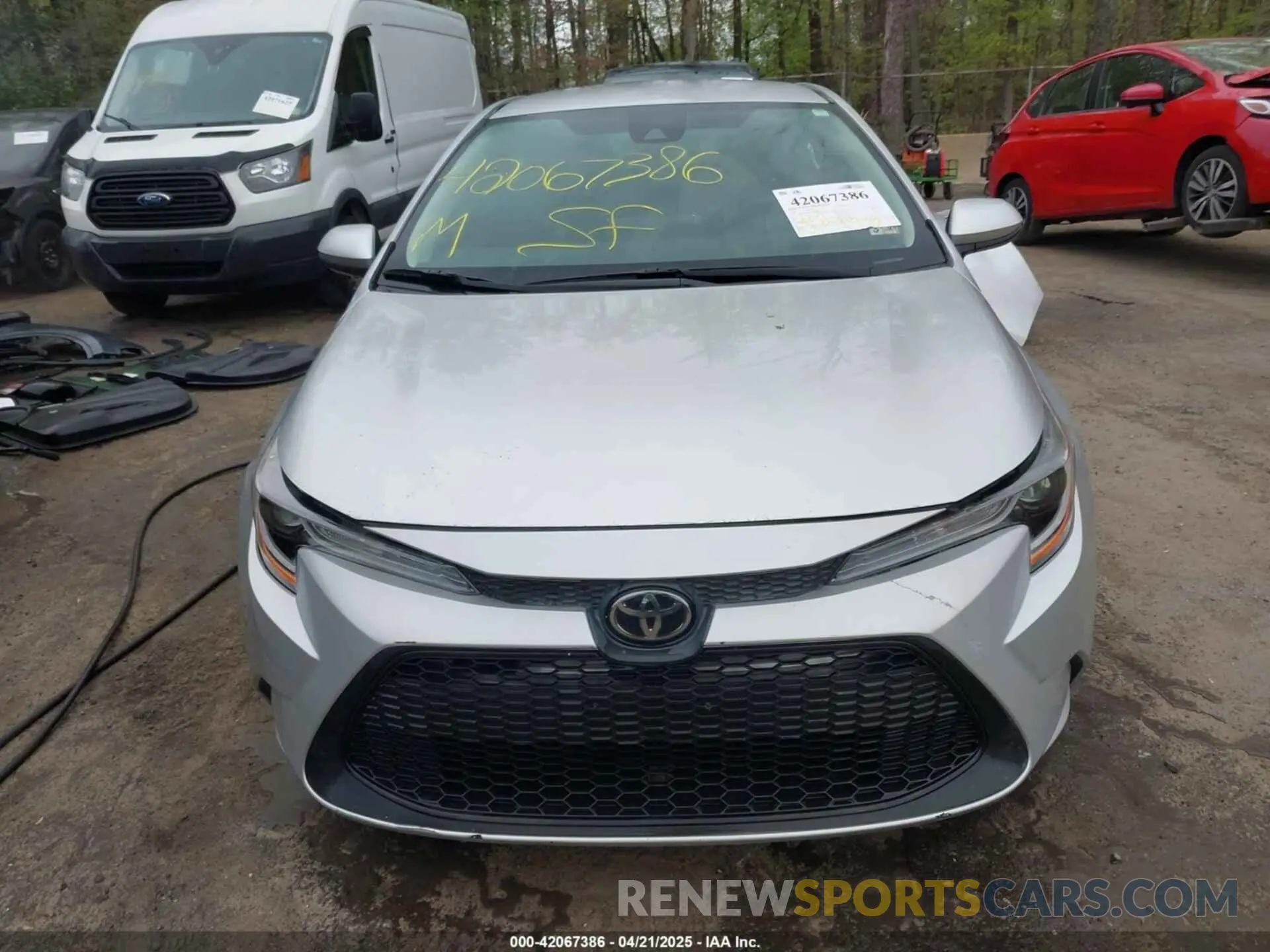 13 fotografías del automóvil dañado 5YFEPRAE5LP070006 TOYOTA COROLLA 2020