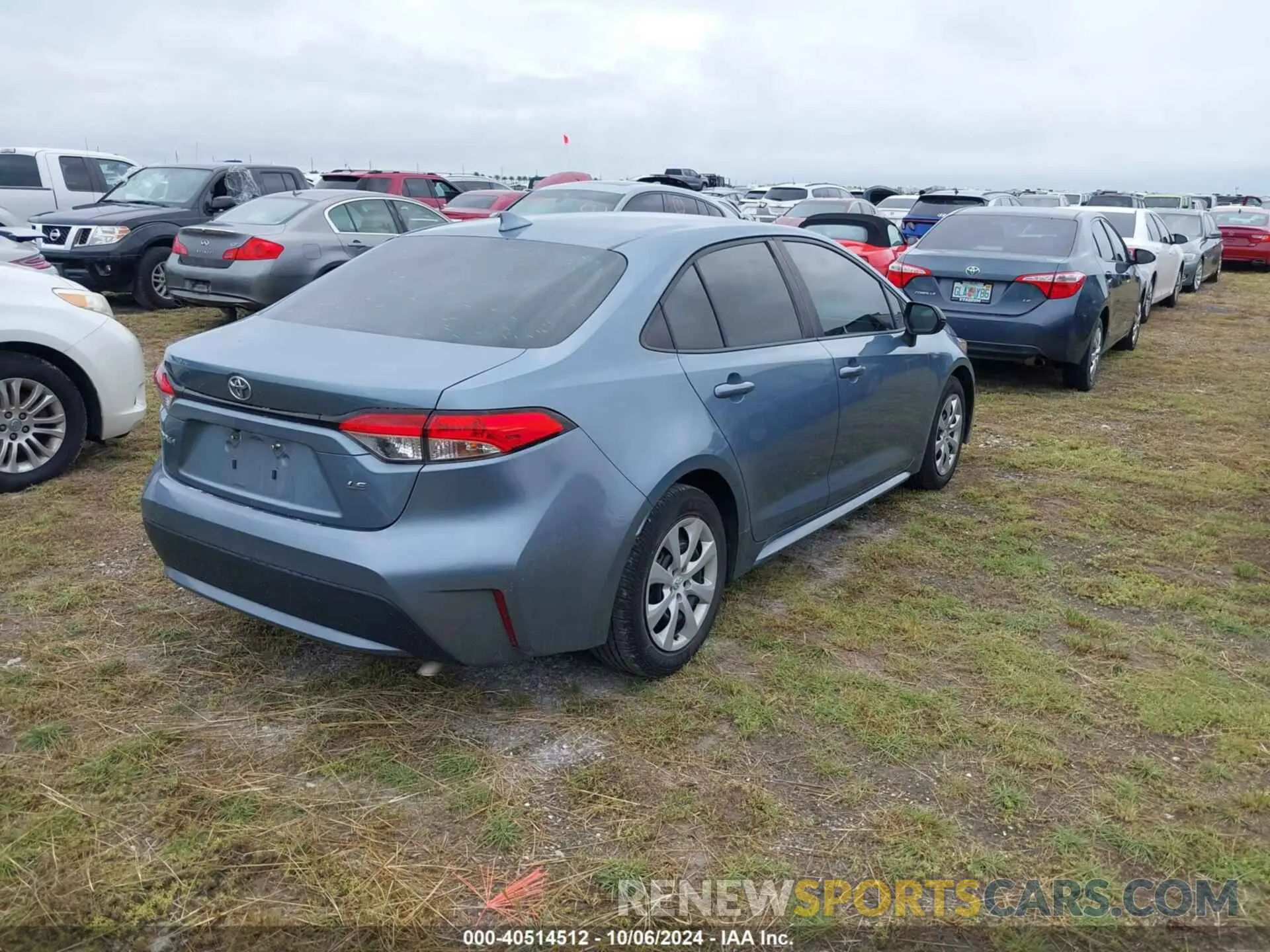 4 fotografías del automóvil dañado 5YFEPRAE5LP071849 TOYOTA COROLLA 2020