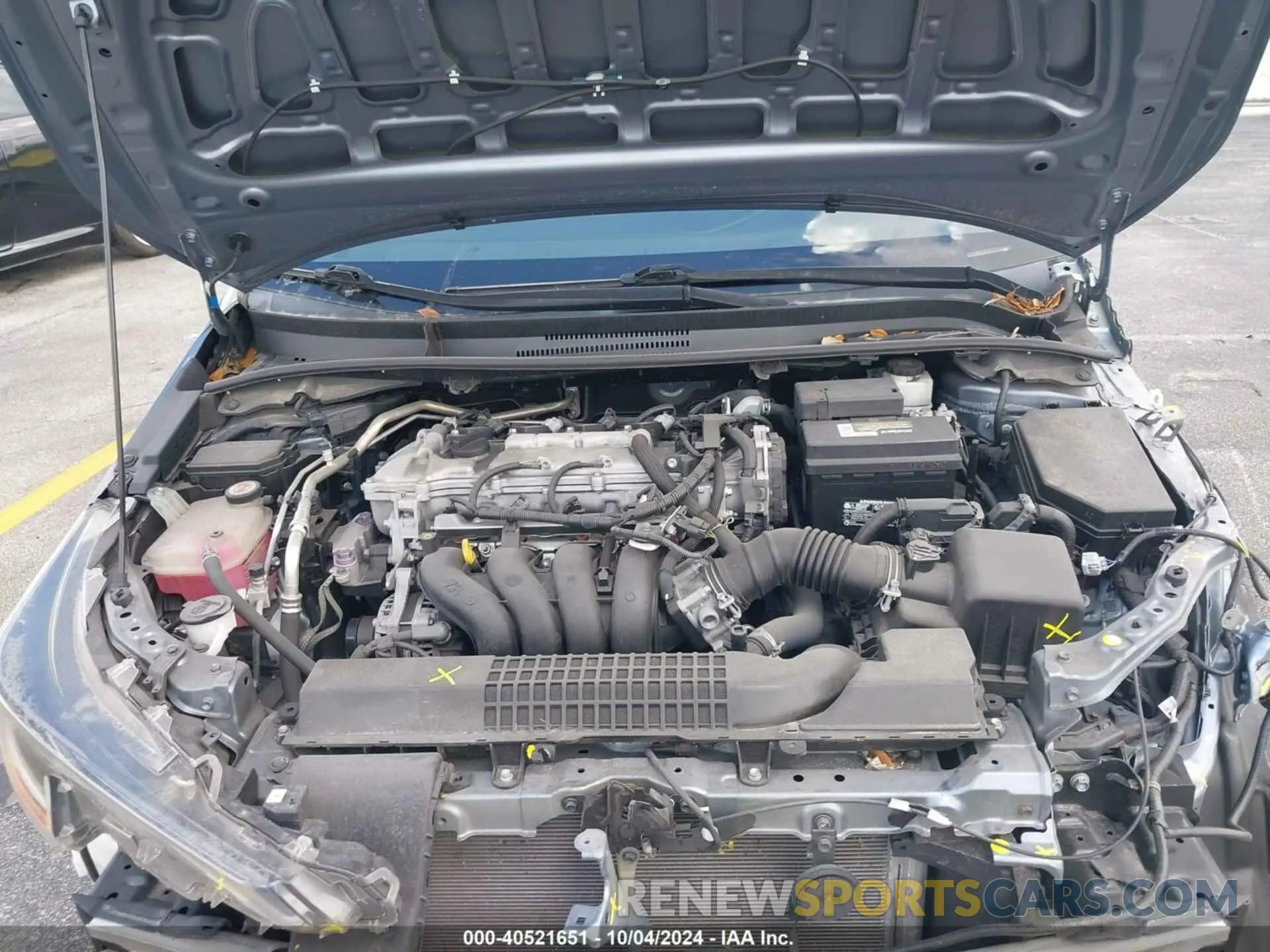 10 fotografías del automóvil dañado 5YFEPRAE5LP071933 TOYOTA COROLLA 2020