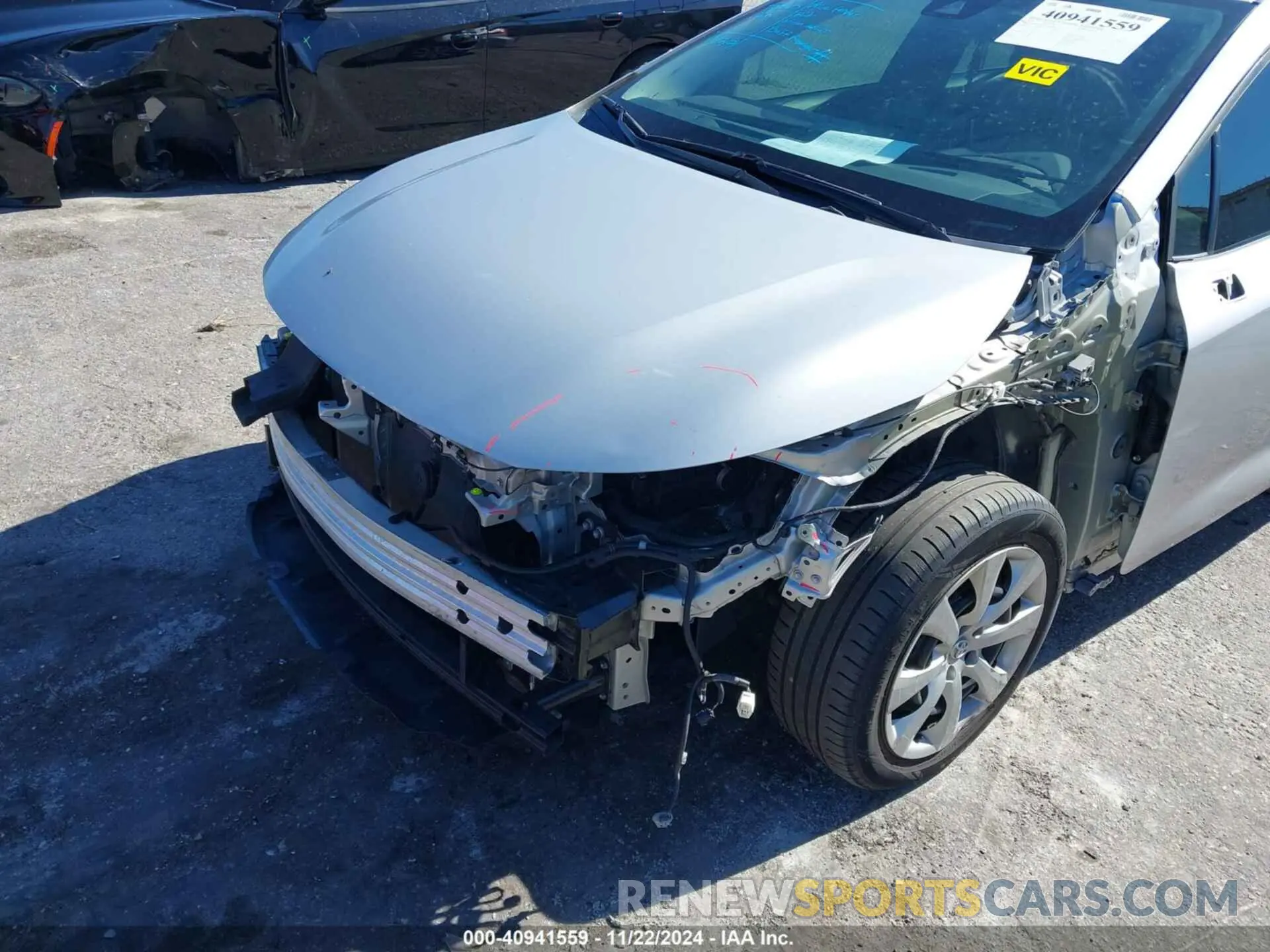 6 fotografías del automóvil dañado 5YFEPRAE5LP078588 TOYOTA COROLLA 2020
