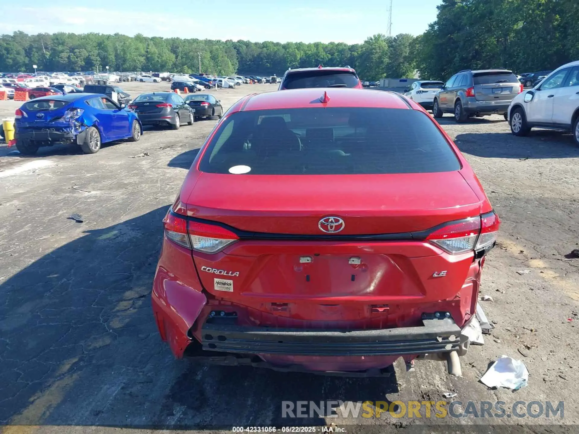 16 fotografías del automóvil dañado 5YFEPRAE5LP087730 TOYOTA COROLLA 2020
