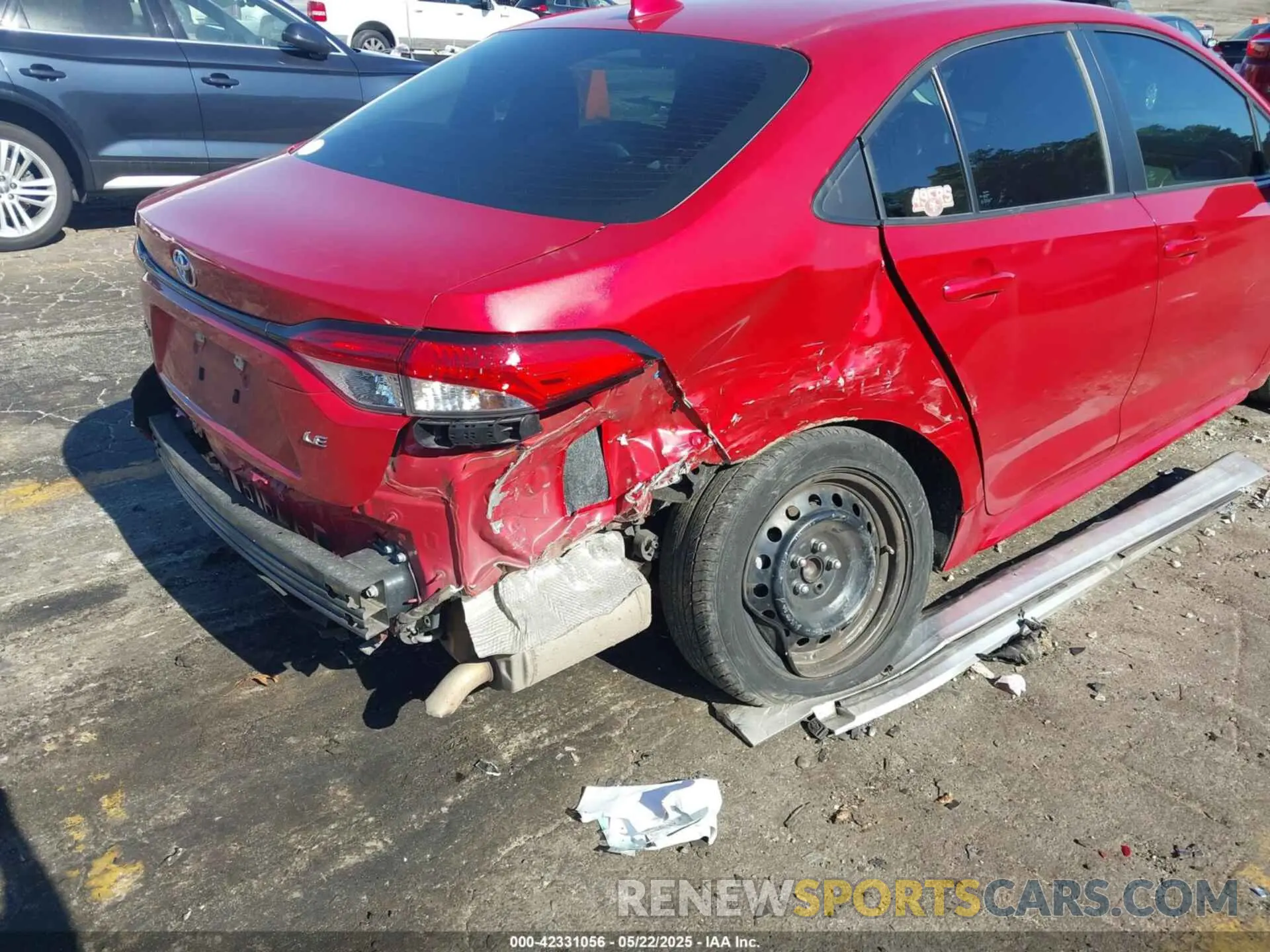6 fotografías del automóvil dañado 5YFEPRAE5LP087730 TOYOTA COROLLA 2020