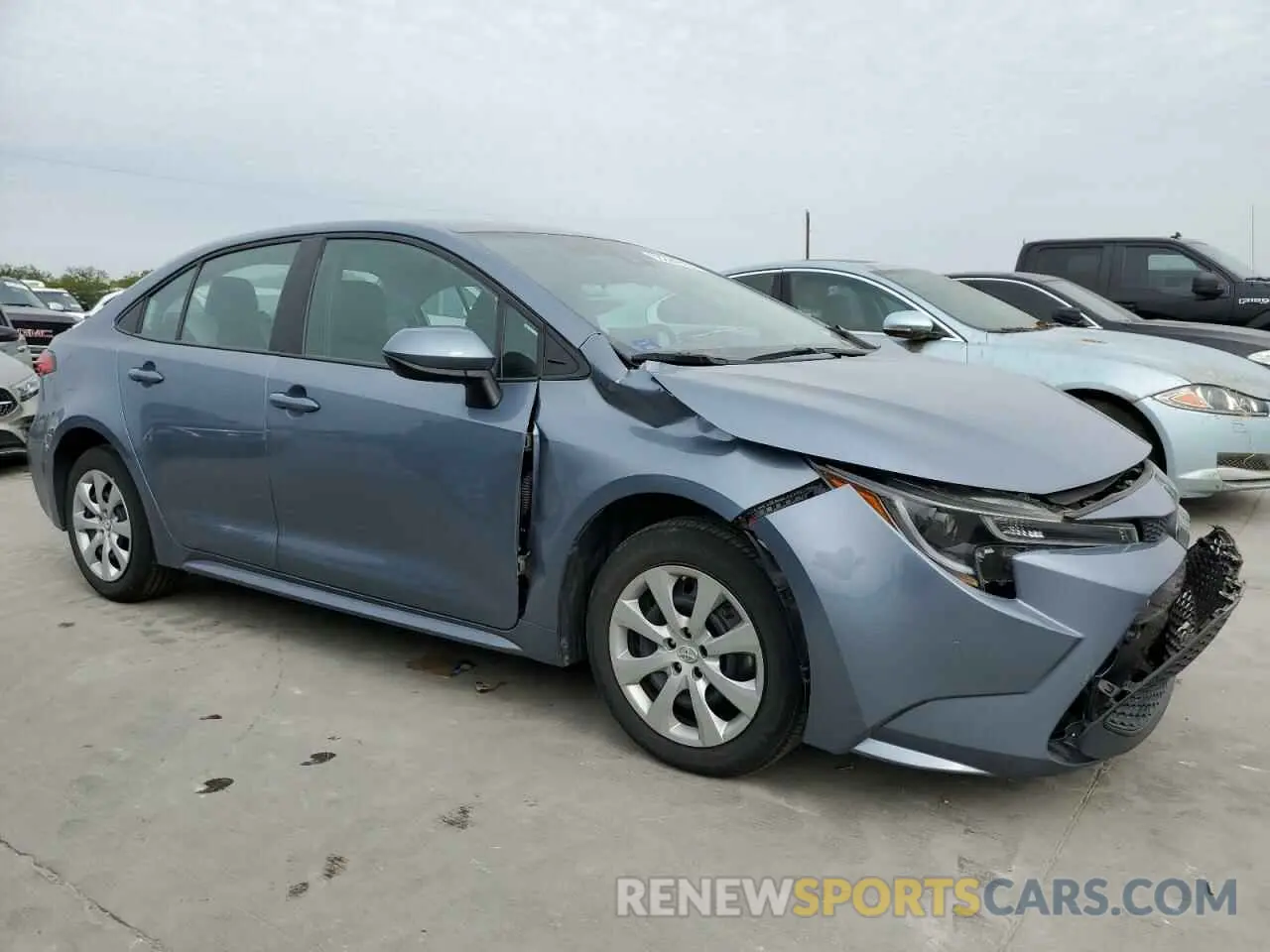 4 fotografías del automóvil dañado 5YFEPRAE5LP089316 TOYOTA COROLLA 2020