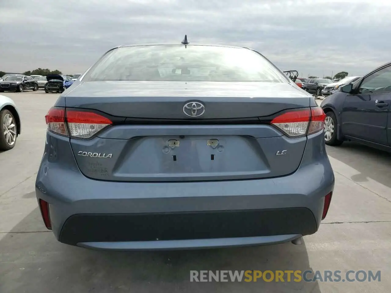 6 fotografías del automóvil dañado 5YFEPRAE5LP089316 TOYOTA COROLLA 2020